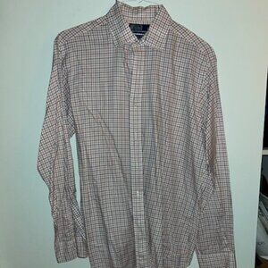 Polo Ralph Lauren Shirt Mens Medium Plaid Philip Sport Long Sleeve Button Up